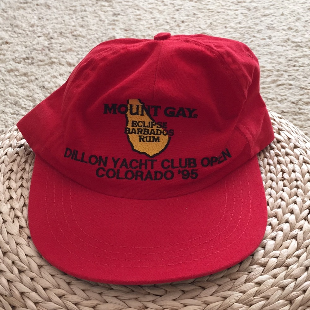 Mount gay rum sailing hat- new vintage